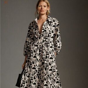 The Bettina Tiered shirt dress